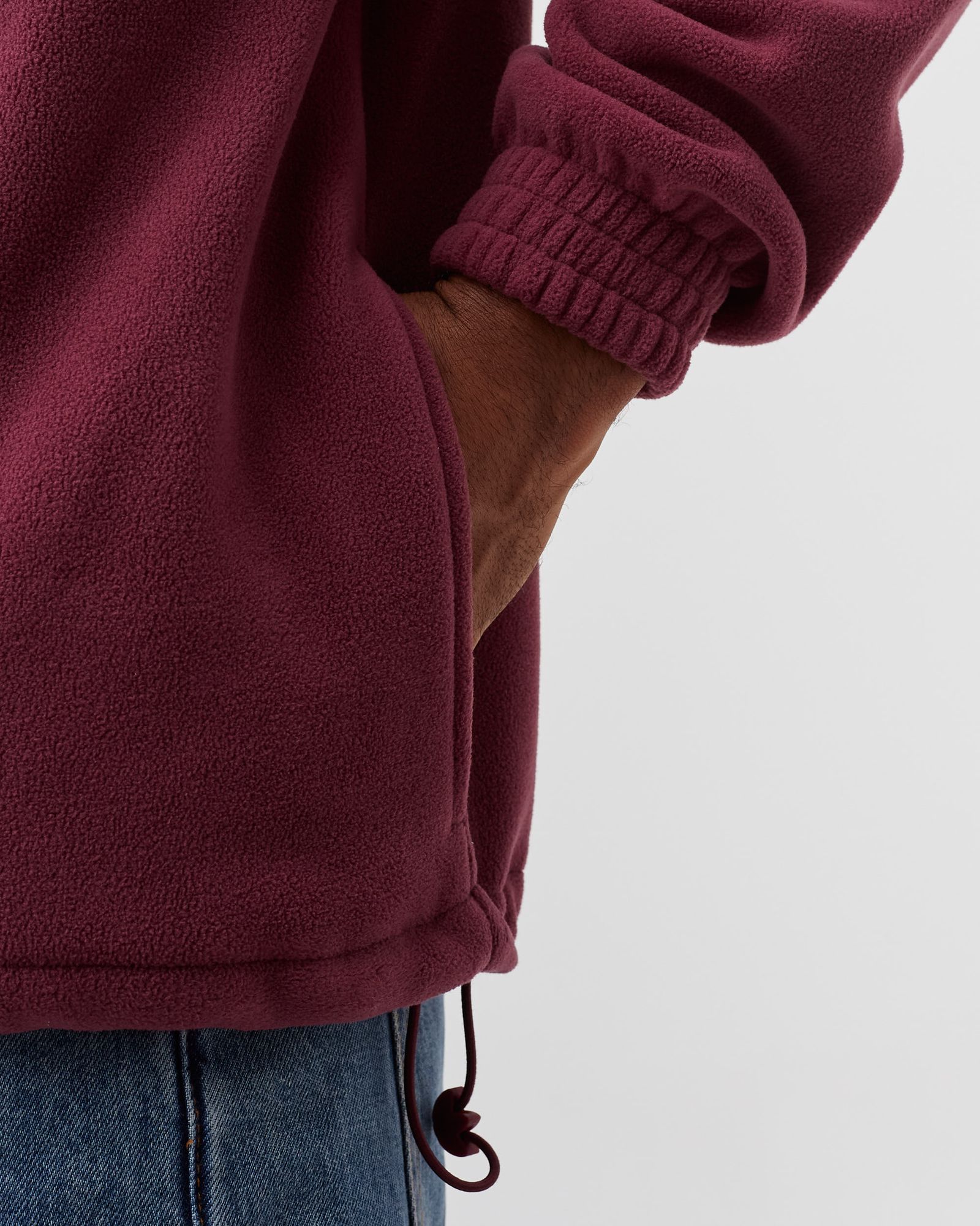 ADICOLOR CLASSICS TEDDY FLEECE HALF-ZIP SWEATSHIRT