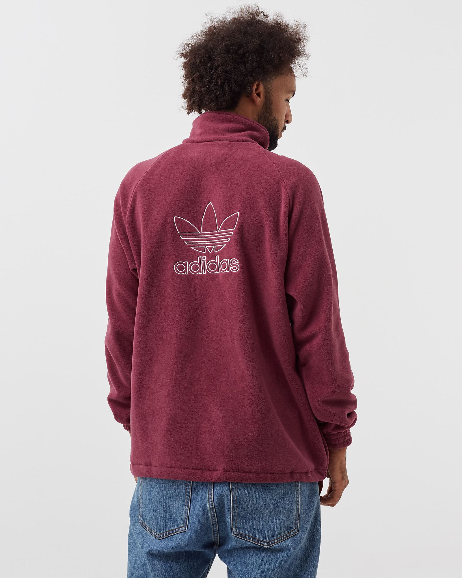 ADICOLOR CLASSICS TEDDY FLEECE HALF-ZIP SWEATSHIRT