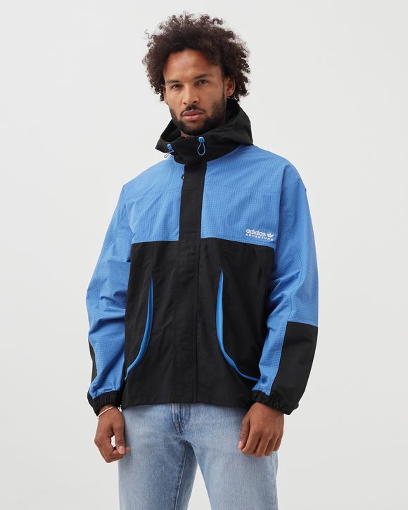 Adidas ADVENTURE TRAVERSE WINDBREAKER Black BLACK FOCBLU