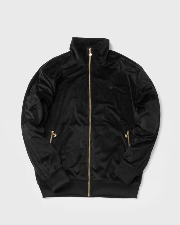 Adidas velvet cheap jacket black