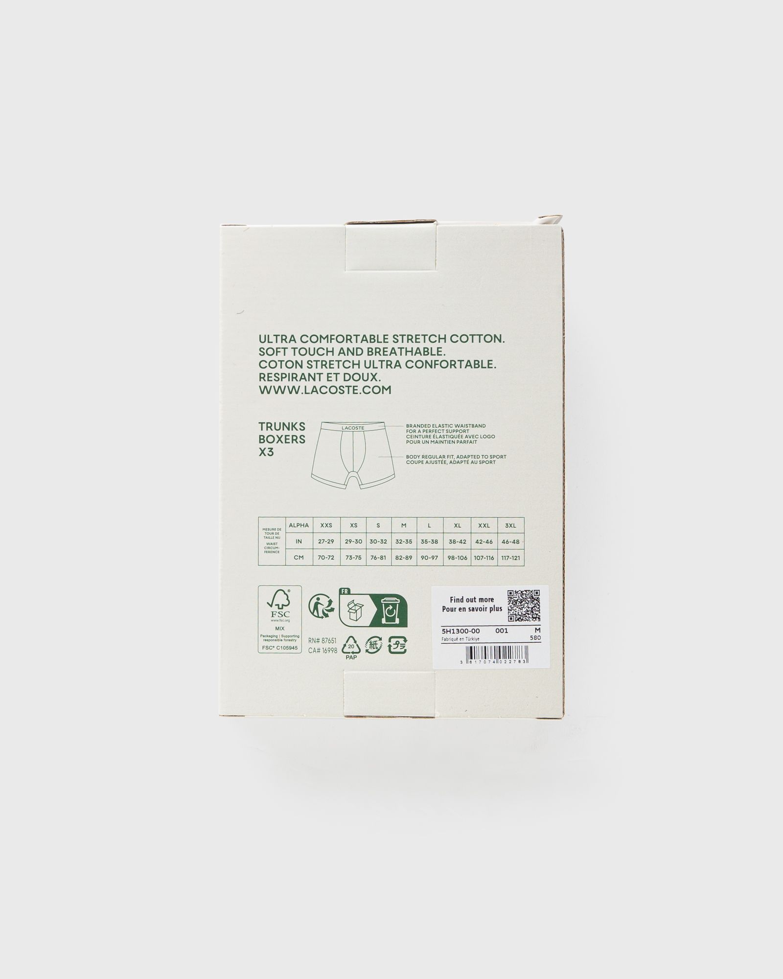 PACK DE 3 BOXERS COURTS