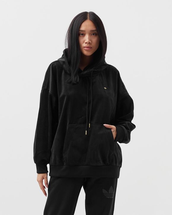 Adidas WMNS ADICOLOR TREFOIL HOODIE Black BSTN Store