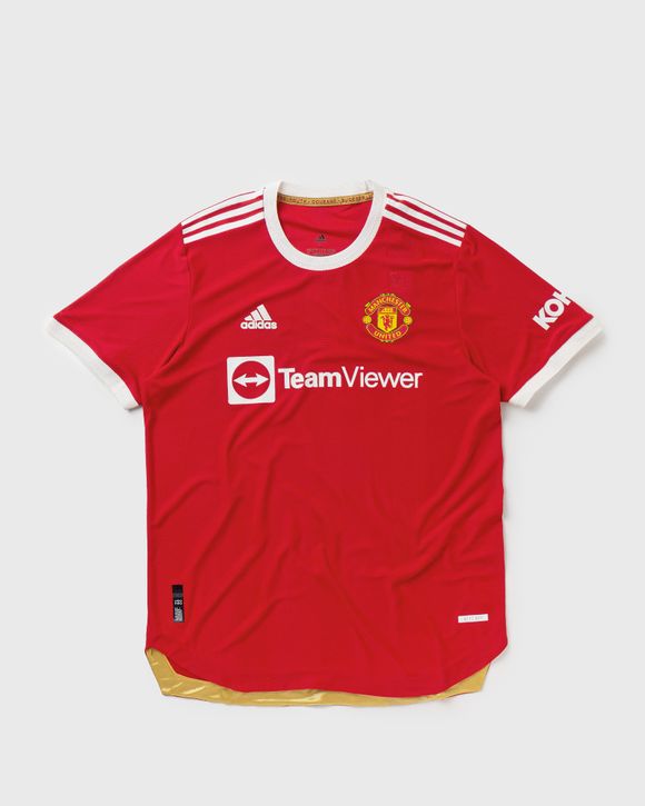 adidas Manchester United 21/22 Home Authentic Jersey - Red