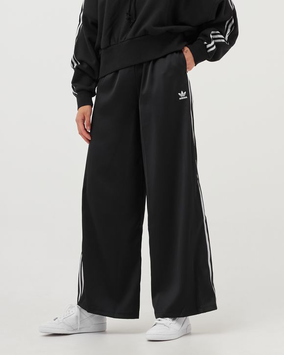 ADIDAS WOMEN SATIN TRACK PANTS H37822 BLACK PALACE PANTS Size 44