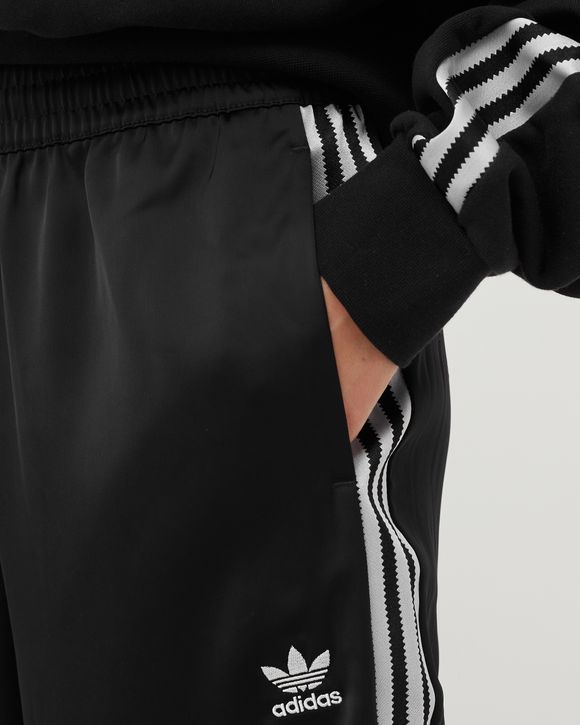 ADIDAS WOMEN SATIN TRACK PANTS H37822 BLACK PALACE PANTS Size 44 Color Black