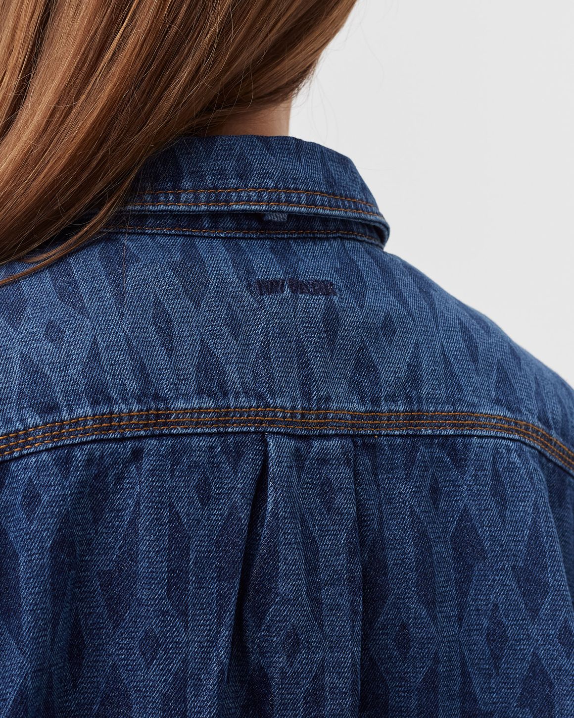 Adidas ADIDAS X Ivy Park Monogram Denim Shirt Blue | BSTN Store