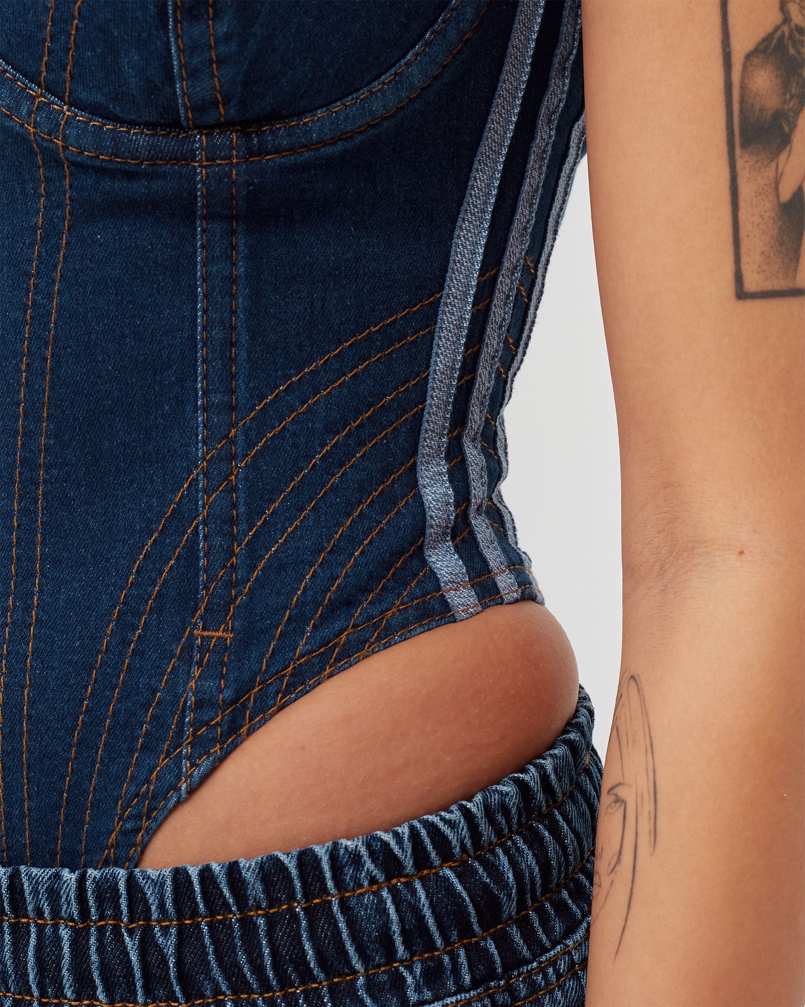 WMNS Adidas x Ivy Park Denim Bodysuit