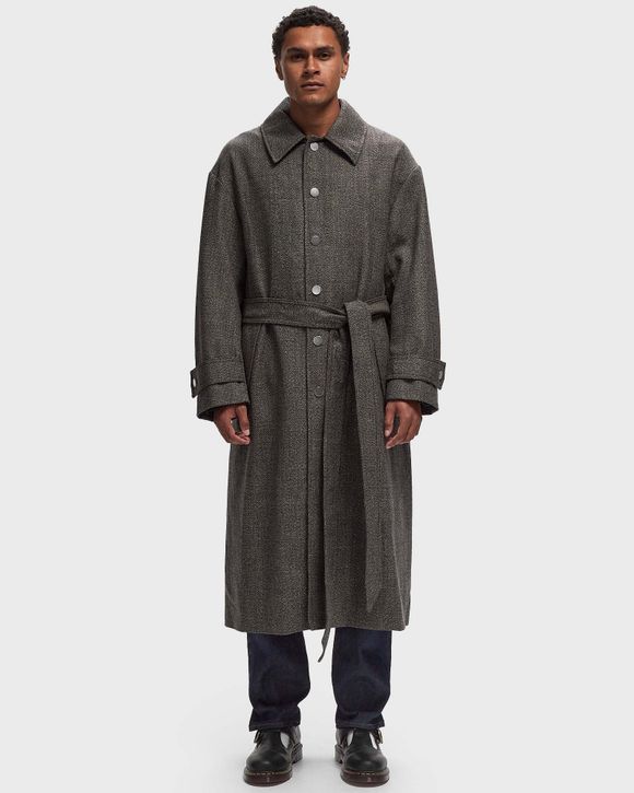 AMI Paris BELTED COAT Grey BSTN Store