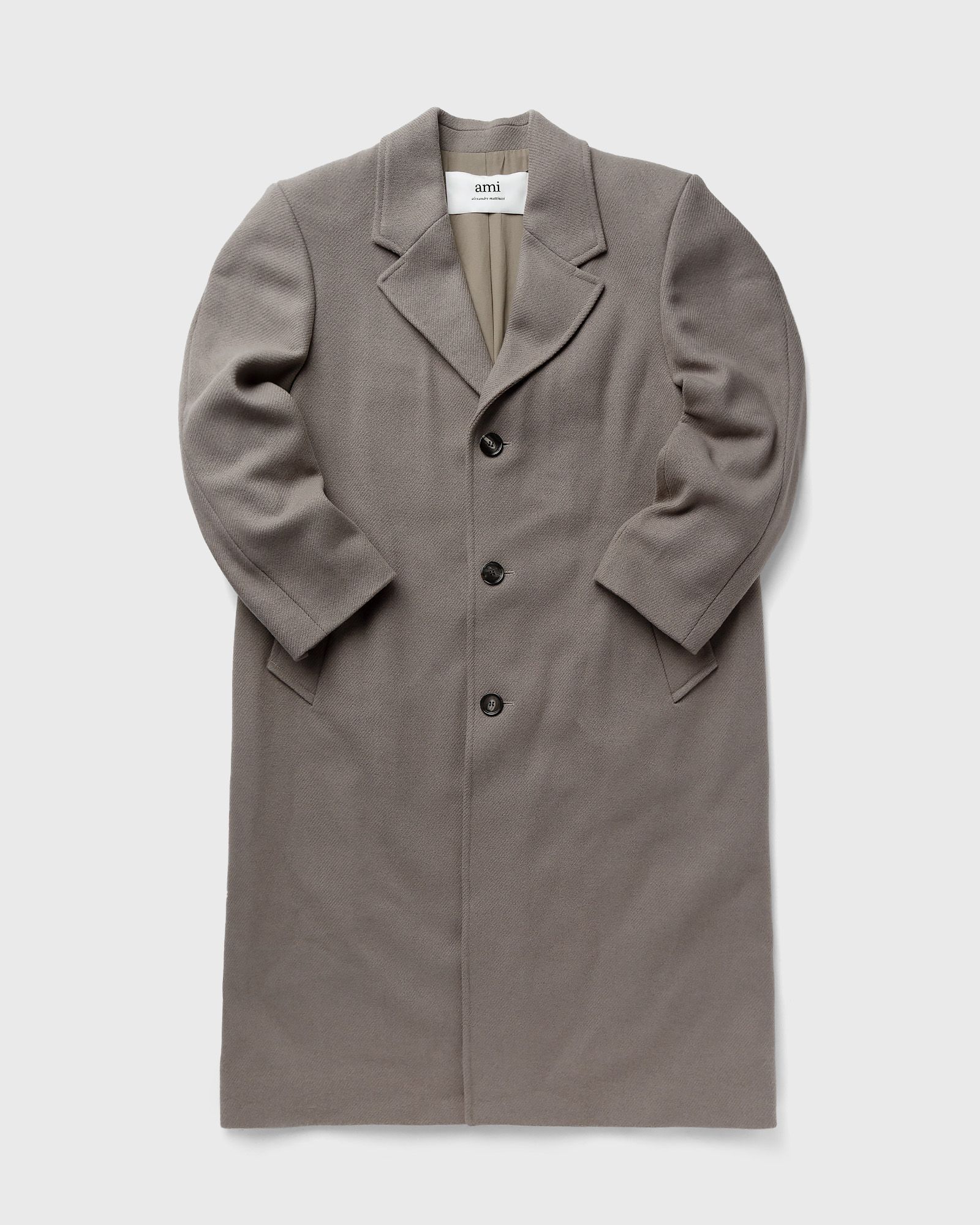 AMI Paris - oversized coat men coats beige in größe:m