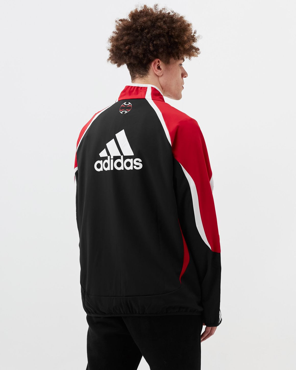Men Size XS adidas Ajax Amsterdam Icons Woven Black Track
