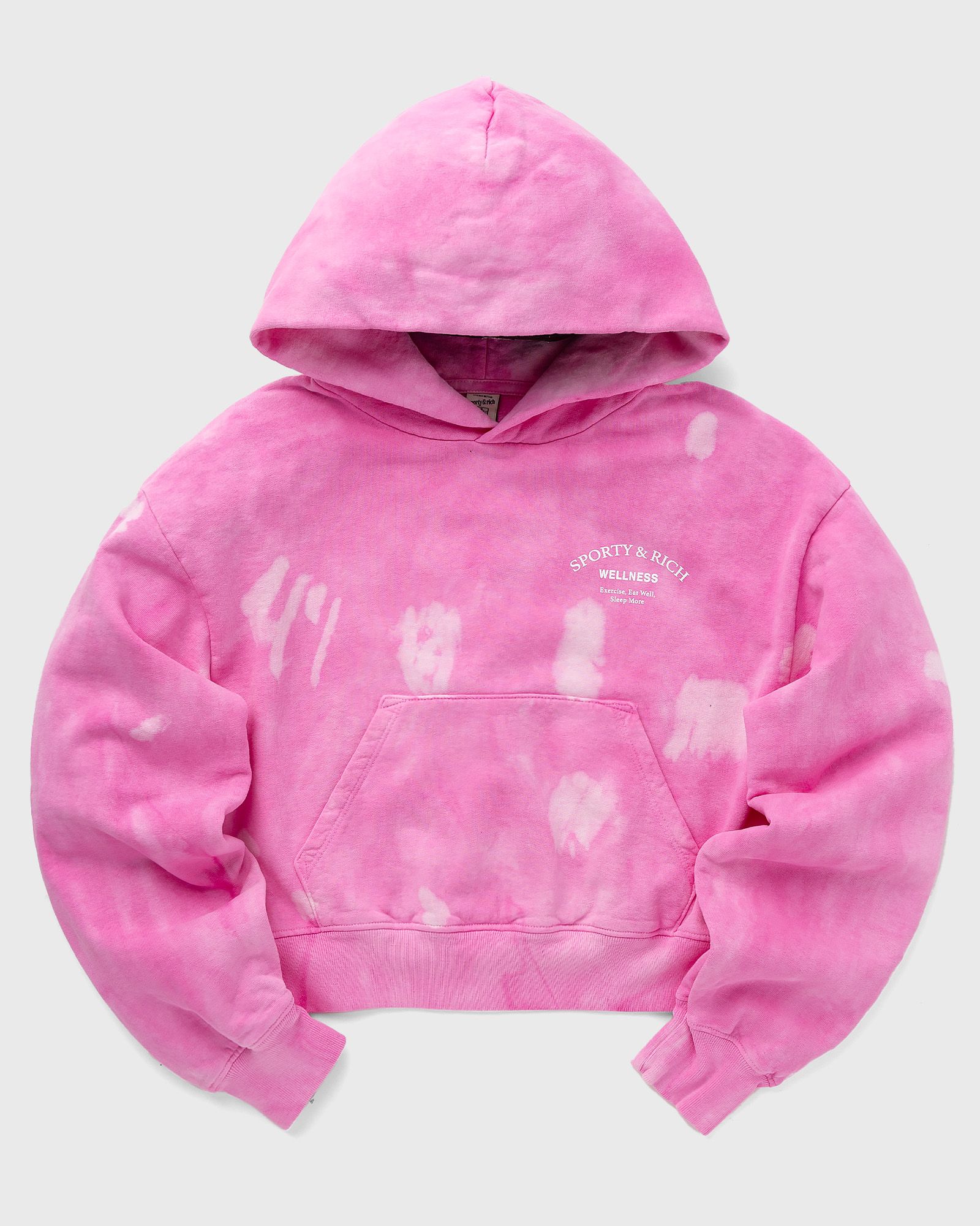 Wellness Studio Tie Dye Cropped Hoodie