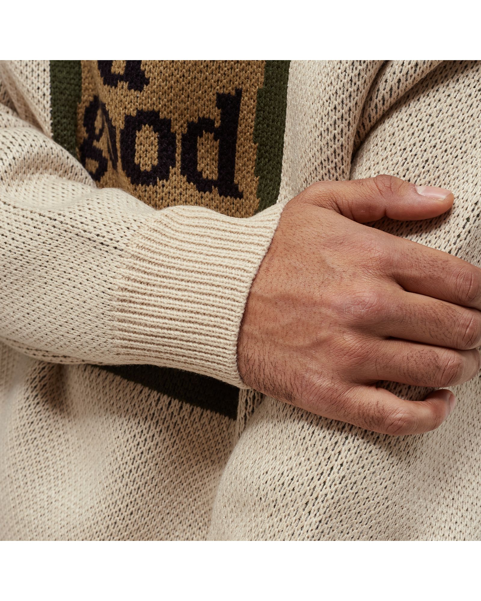 Military Frame Crew Knit