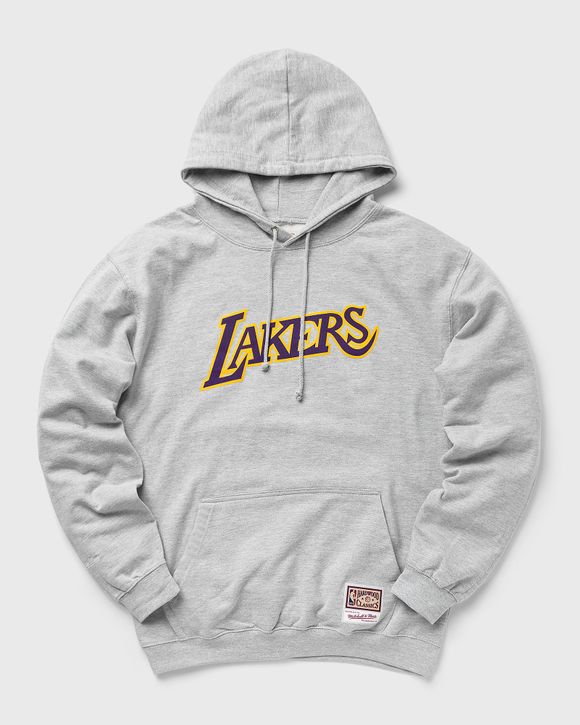 HealthdesignShops - MITCHELL & NESS NBA LOS ANGELES LAKERS LOGO HOODIE GOLD  - Grey T-shirt For Kids With Logos