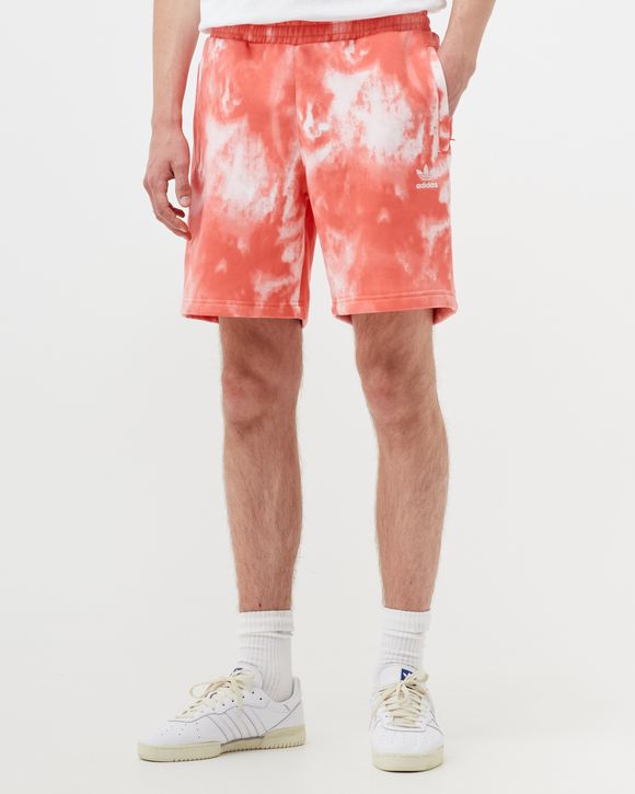 Pink tie store dye adidas shorts