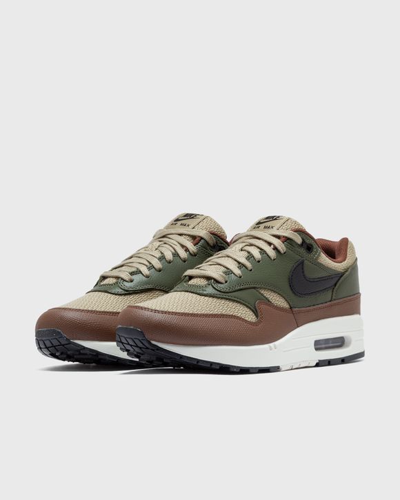 Nike AIR MAX 1 ESS PRM Brown NEUTRAL OLIVE BLACK CARGO KHAKI