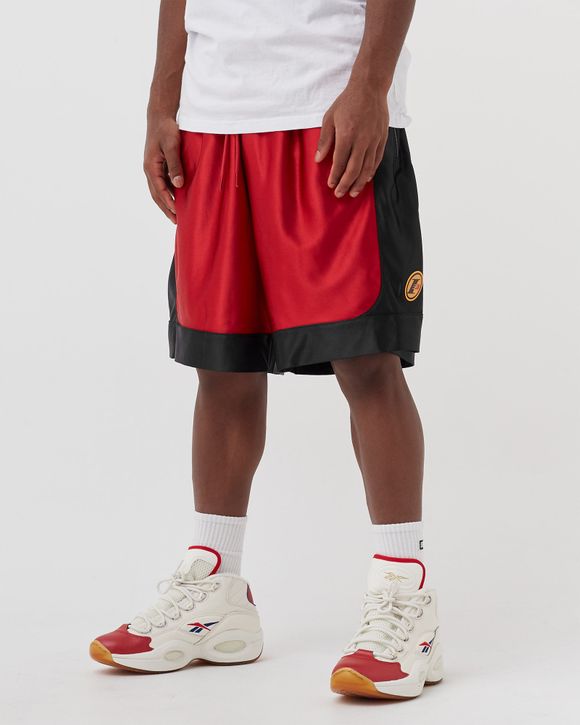 Reebok Iverson basketball shorts in red