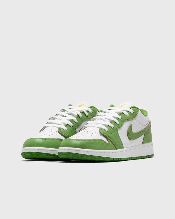 Jordan AIR JORDAN 1 LOW SE BG Green/White - WHITE/CHLOROPHYLL-LIGHTENING