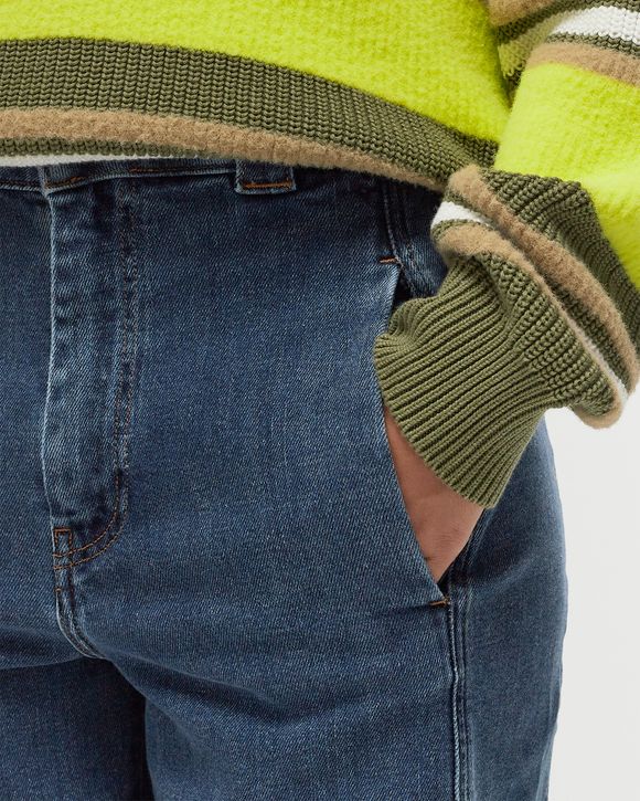 HIGH WAIST WIDE LEG STRETCH DENIM JEANS