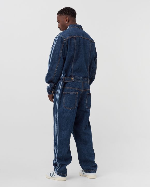 Adidas Adidas x Ivy Park Denim Snap Boiler Suit Blue - DARK DENIM