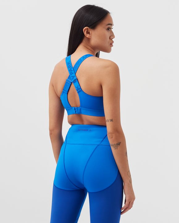 Brand New Ivy Park Rodeo Adidas Cobalt Blue Cut Out Sports Bra | Size Large