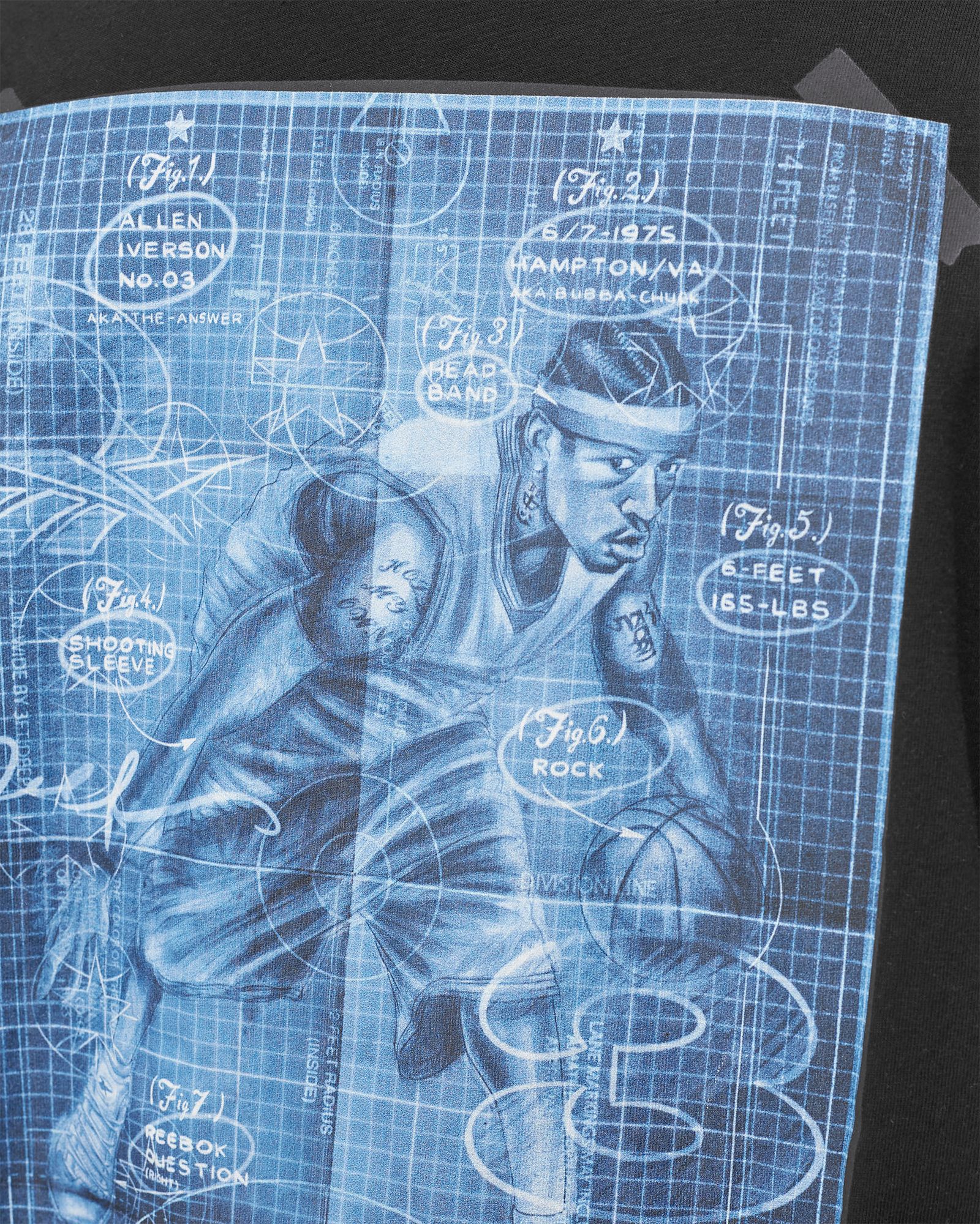 BASKETBALL IVERSON I3 BLUEPRINT TEE
