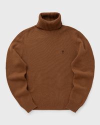 AMI Paris AMI DE COEUR TURTLE NECK SWEATER Black | BSTN Store