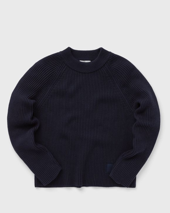 AMI Paris AMI ALEXANDRE MATTIUSSI CREWNECK Blue - NIGHT BLUE