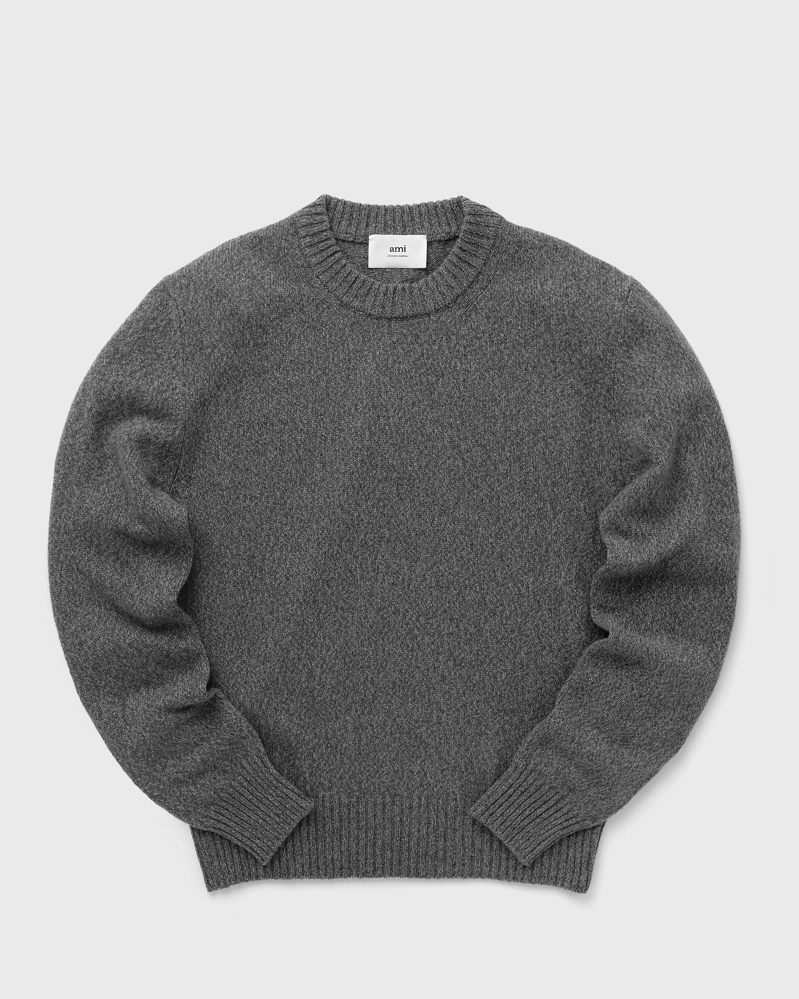 AMI Paris - tonal ami de coeur crewneck sweater men pullovers grey in größe:xxl
