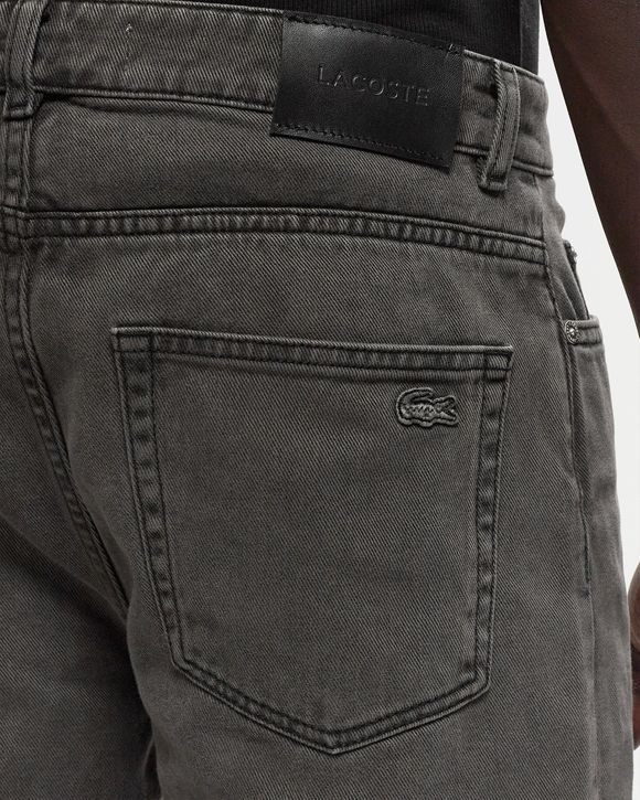 STRAIGHT LEG COTTON DENIM JEANS