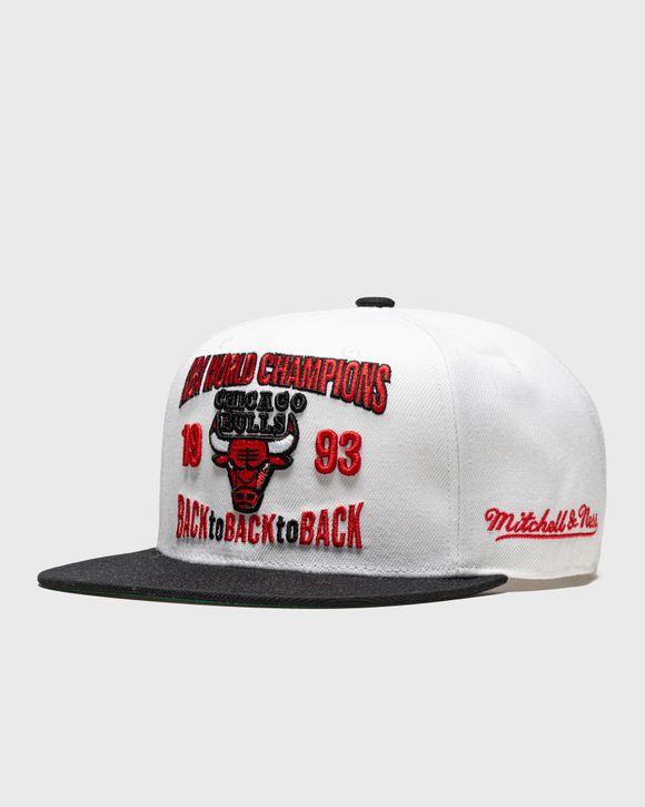 Chicago Bulls Hot Fire White Snapback - Mitchell & Ness cap