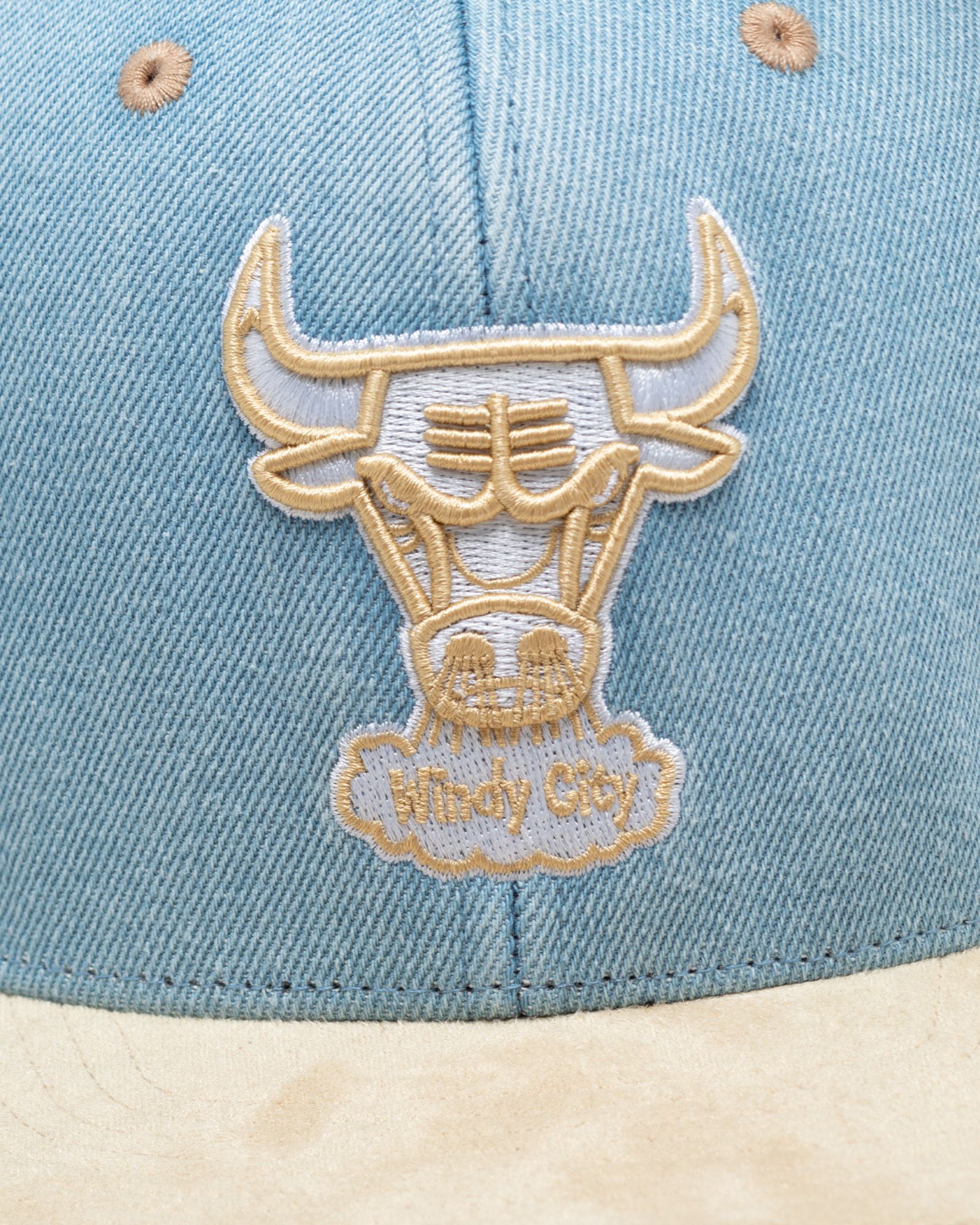 NBA BLUE JEAN BABY FITTED HWC BULLS