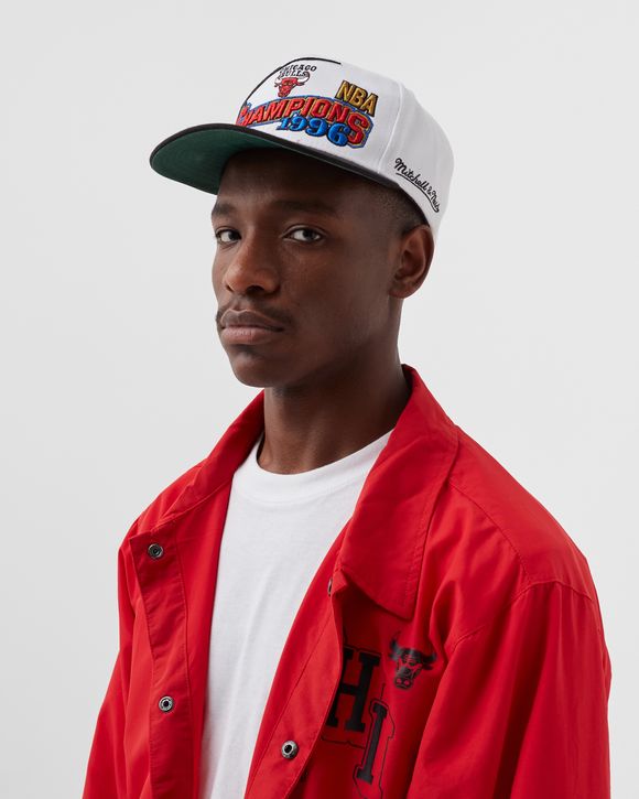 Cap Bulls 96 Championship Hat Mitchell Ness NBA Champions Wave 2T
