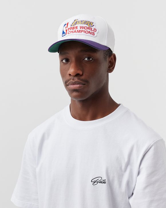 Mitchell & Ness Los Angeles Lakers Back to Back Champions Purple Snapback Hat