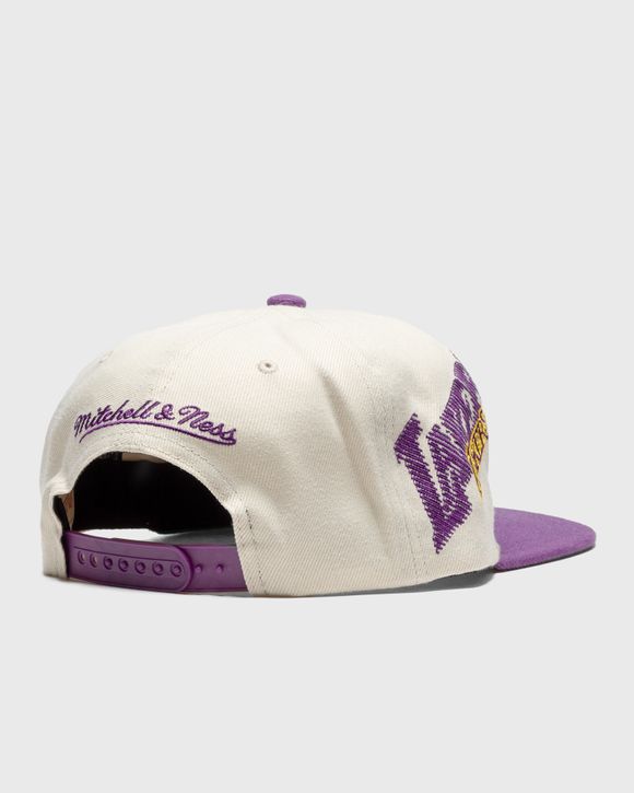 Mitchell & Ness Cap - LA Lakers 96 Draft Off white, Men