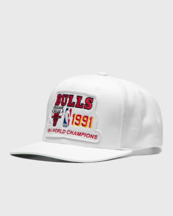 Mitchell & Ness NBA Chicago Bulls HWC 96 Champions Wave 2T White Snapback Hat 