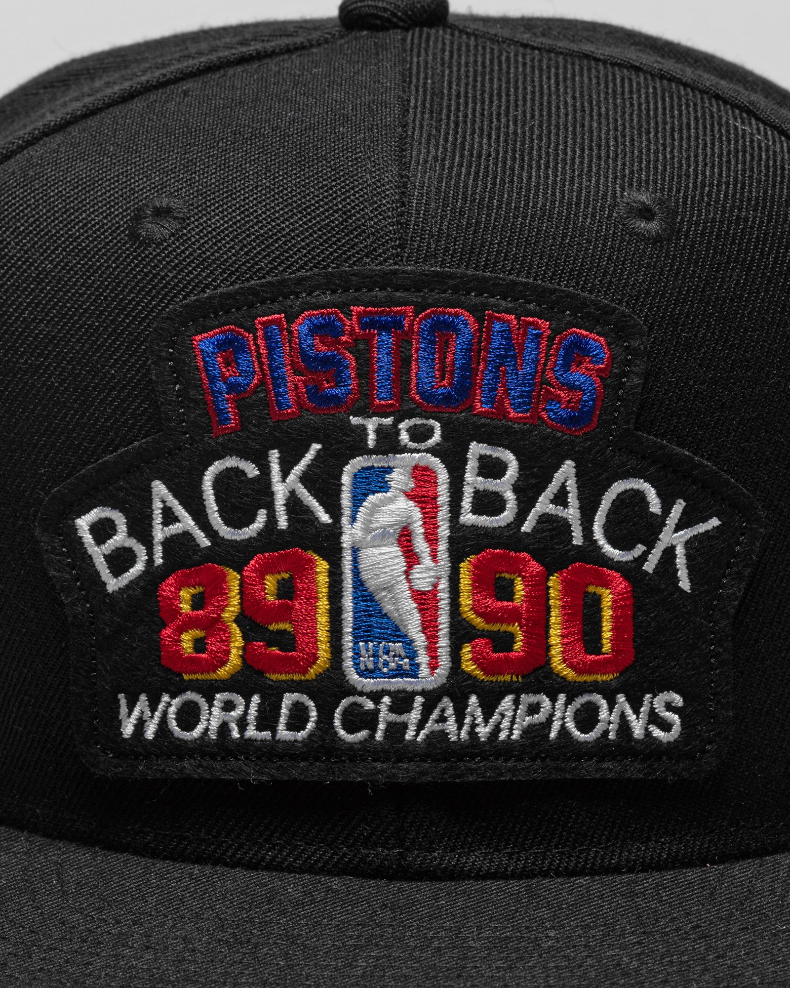 NBA B2B SNAPBACK CAP HWC DETROIT PISTONS 1989-90