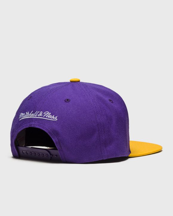 Caps Mitchell & Ness NBA Lakers B2B Snapback Hwc Los Angeles Lakers Purple/  Yellow