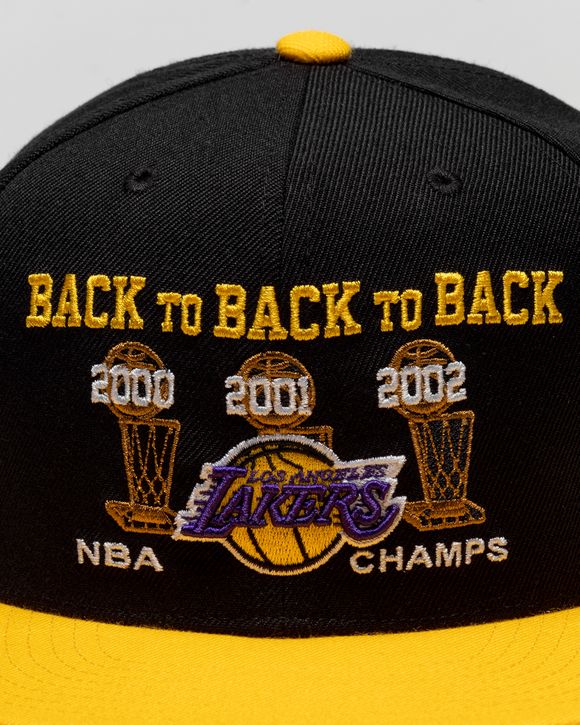 NBA CHAMPS SNAPBACK CAP HWC Los Angeles Lakers 2000-03