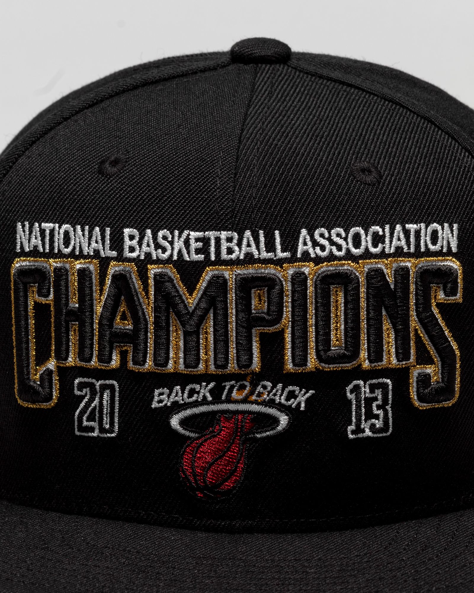 NBA CHAMPS SNAPBACK CAP HWC MIAMI HEAT 2013