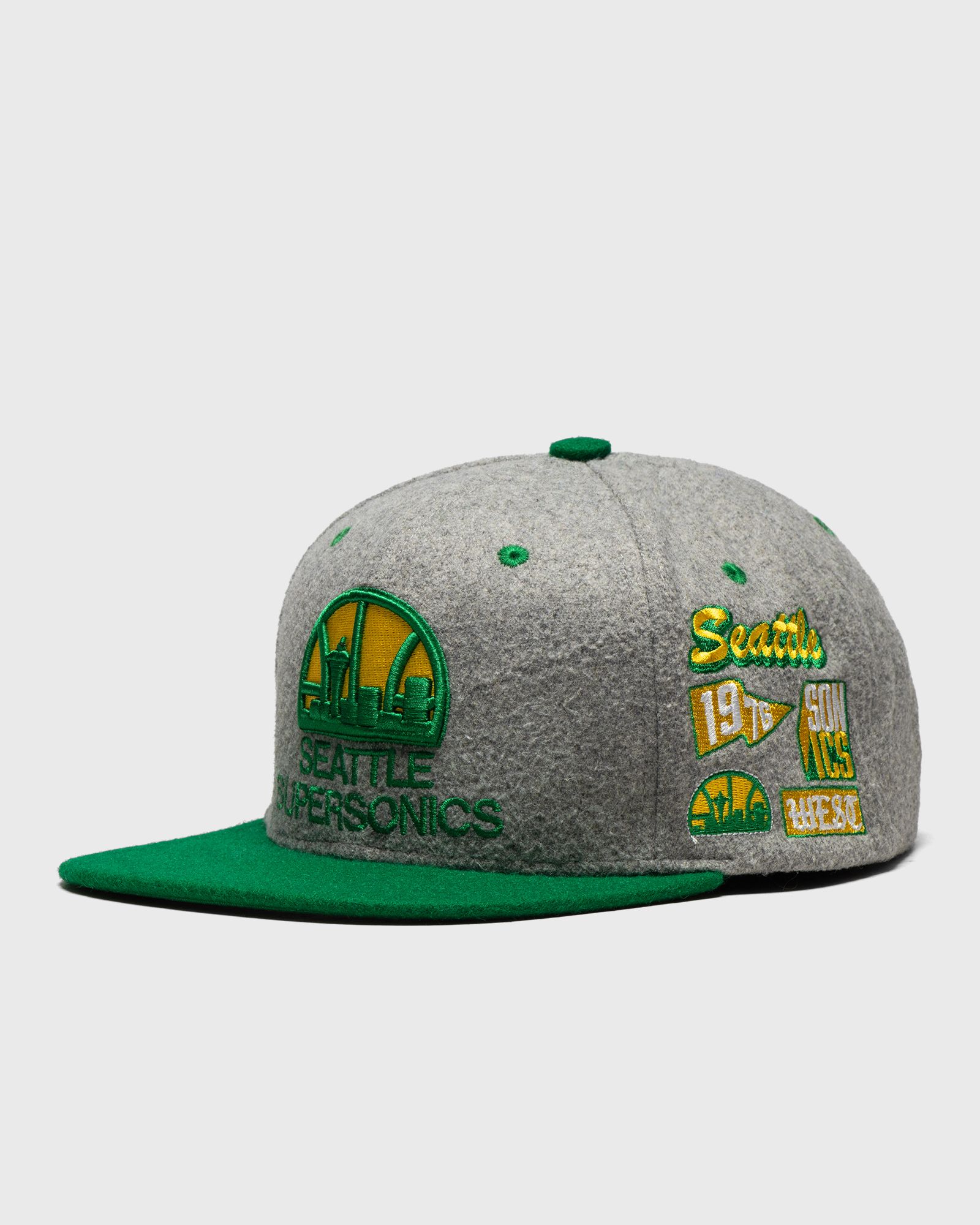 SEATTLE SUPERSONICS - MELTON PATCH SNAPBACK