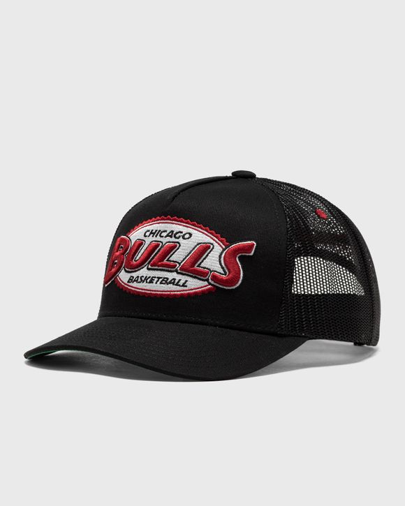 Mitchell & Ness Chicago Bulls NBA Team Trucker Hat - Black - One Size