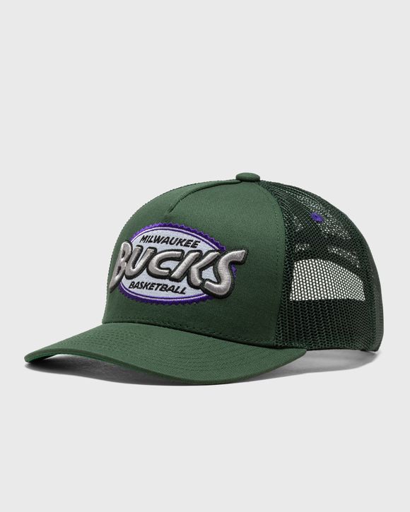 Mitchell & Ness NBA Team 2 Tone 2.0 Milwaukee Bucks Snapback Hat - Green - One Size