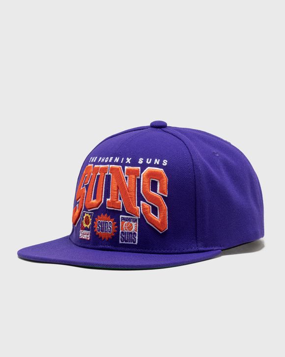 Men's Mitchell & Ness Purple Phoenix Suns Paint By Numbers Snapback Hat