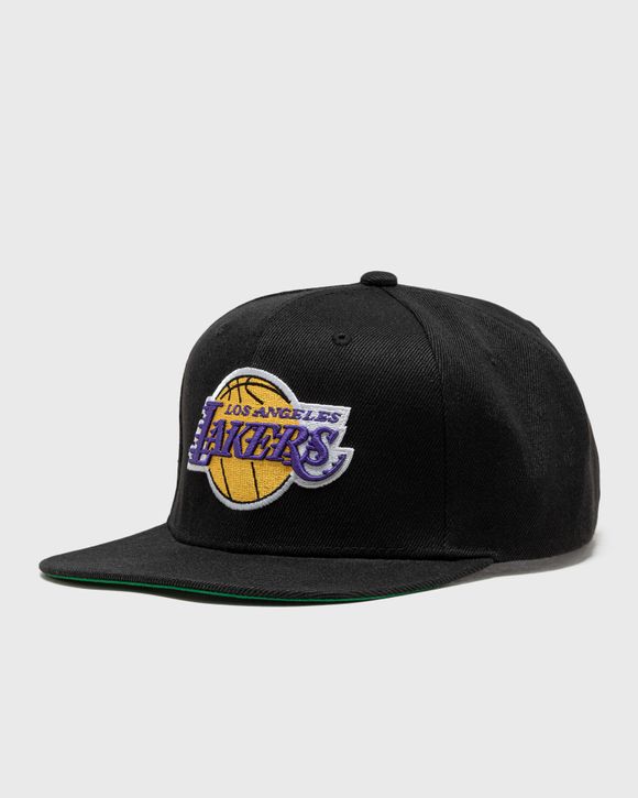 Shop Mitchell & Ness Los Angeles Lakers Snapback Cap (black