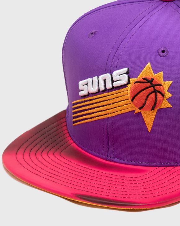 Mitchell & Ness - NBA Purple Snapback Cap - Phoenix Suns Heat Up Visor Purple Snapback @ Hatstore