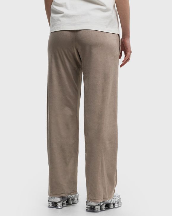 Nike WMNS Sportswear Chill Knit Mid-Rise Velour Pants Brown