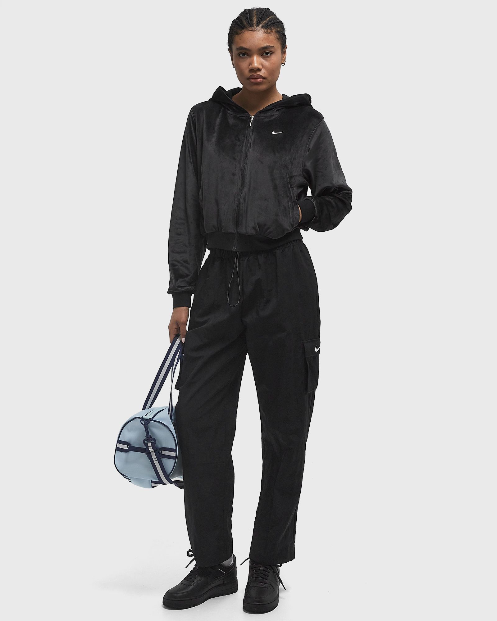 WMNS Sportswear Chill Knit Loose Velour Full-Zip Hoodie