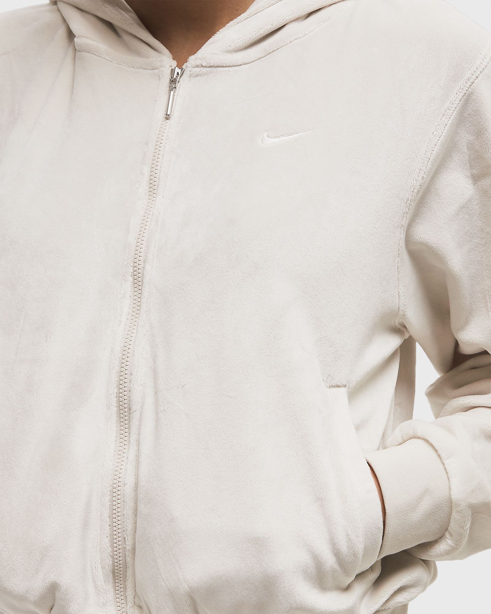 WMNS Sportswear Chill Knit Loose Velour Full-Zip Hoodie