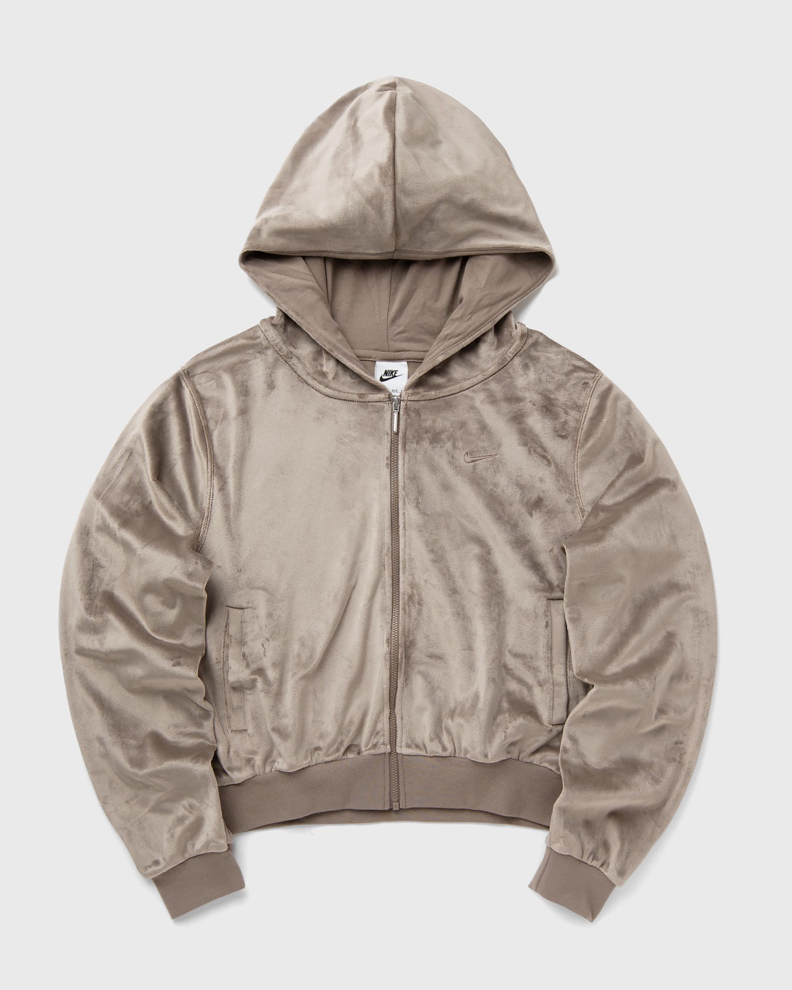 WMNS Sportswear Chill Knit Loose Velour Full-Zip Hoodie