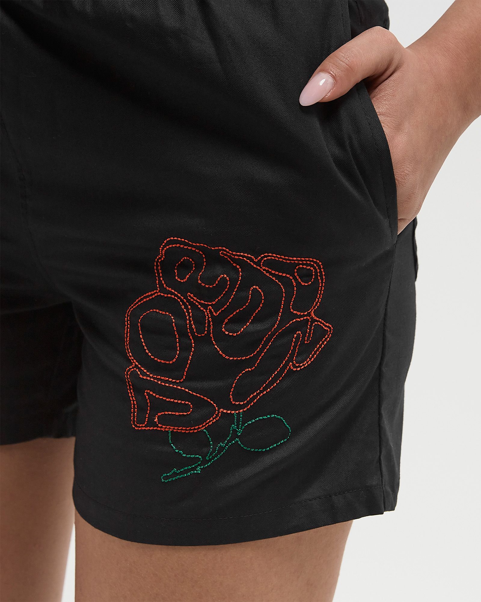 WMNS WOVEN SHORT ROSE
